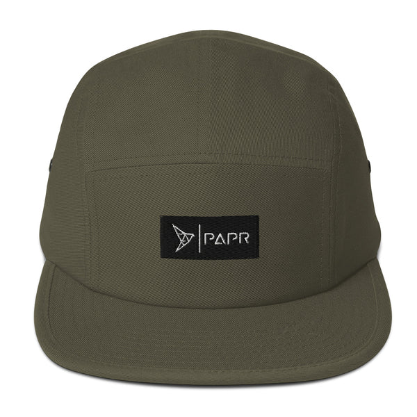 Olive PAPR 5 panel cap hat