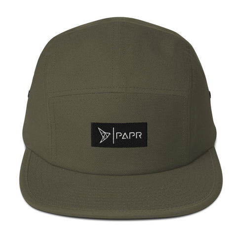 Olive PAPR 5 panel cap hat