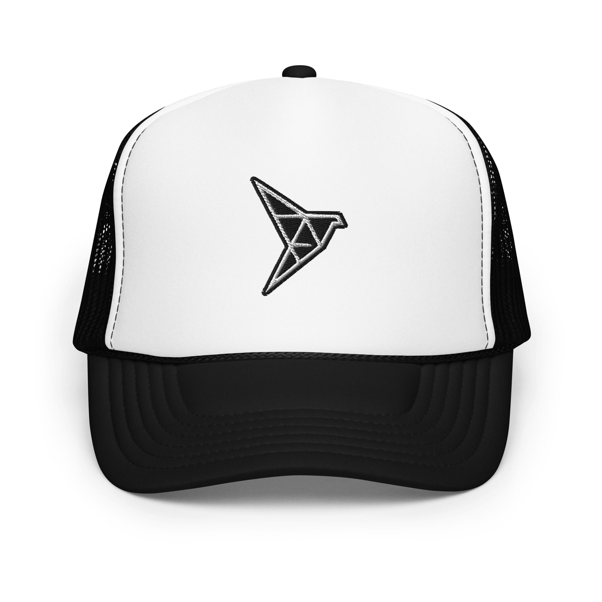 Origami PAPR foam trucker hat cap front