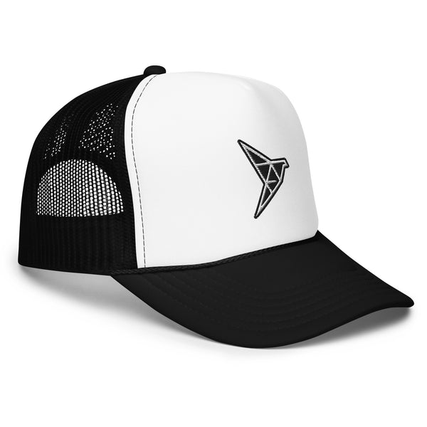 Origami PAPR foam trucker hat cap