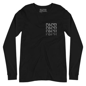 black long sleeve PAPR space laser front