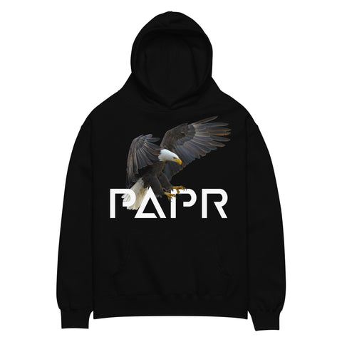 eagle papr oversized hoodie black