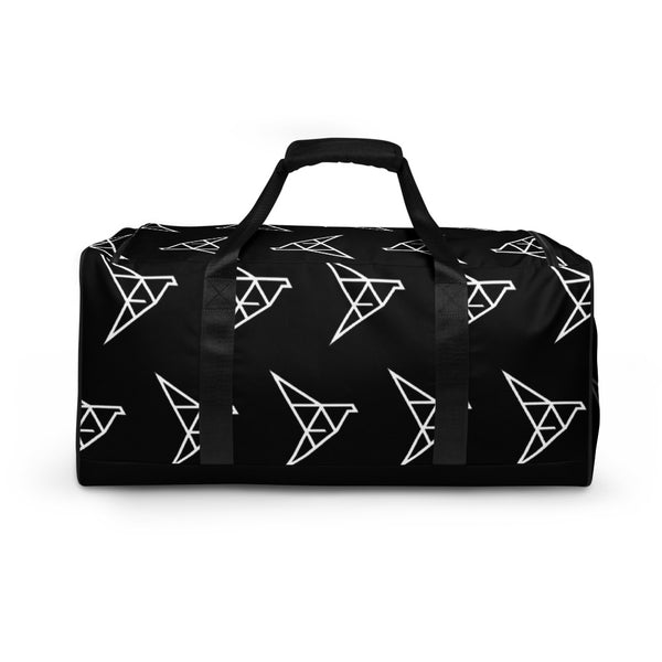 origami pattern duffle bag