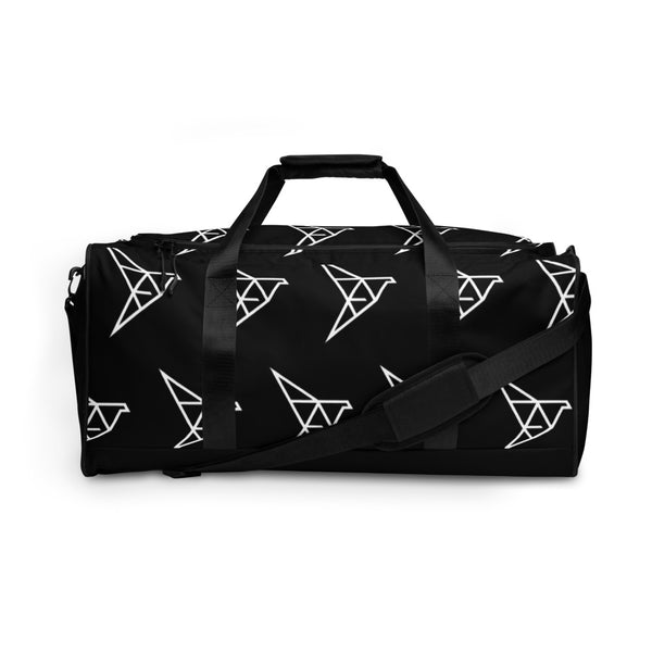 origami pattern duffle bag