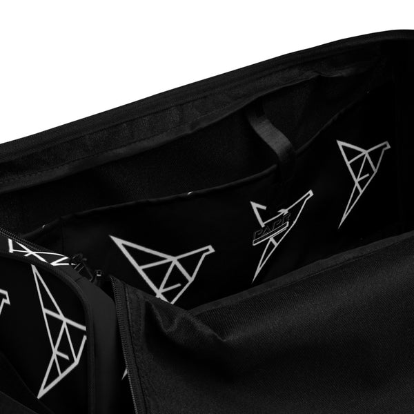 origami pattern duffle bag inside pocket