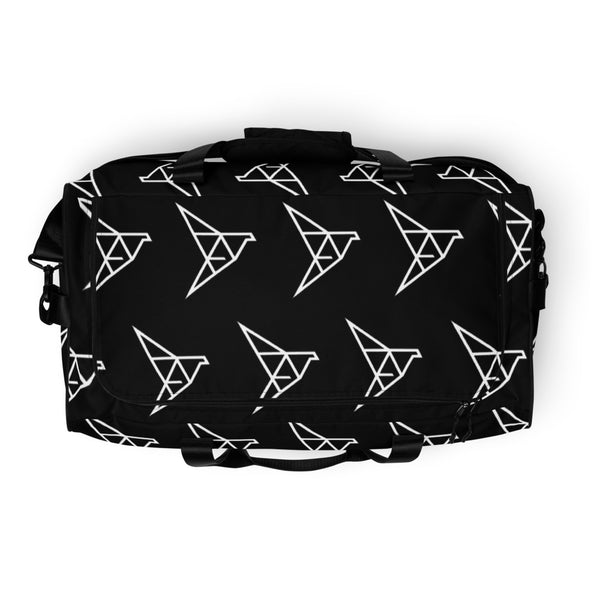 origami pattern duffle bag top