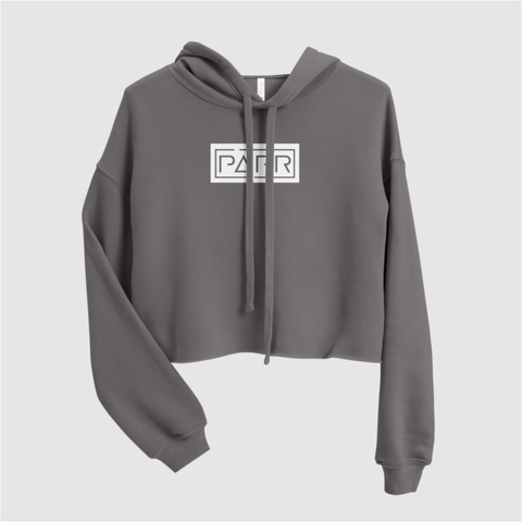 Trans-Block Crop Hoodie (Storm)