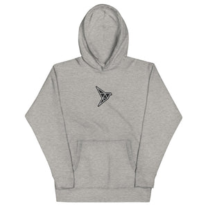 origami gray grey papr hoodie